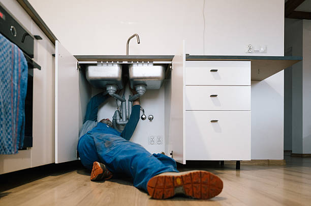 Professional Drain Cleaning technician working in Poolesville, MD